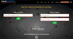Desktop Screenshot of crimemapping.com